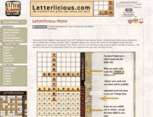 Tablet Screenshot of letterlicious.com